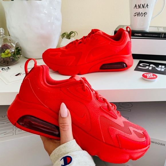 Nike Shoes - NWT Nike Air Max 200 triple red